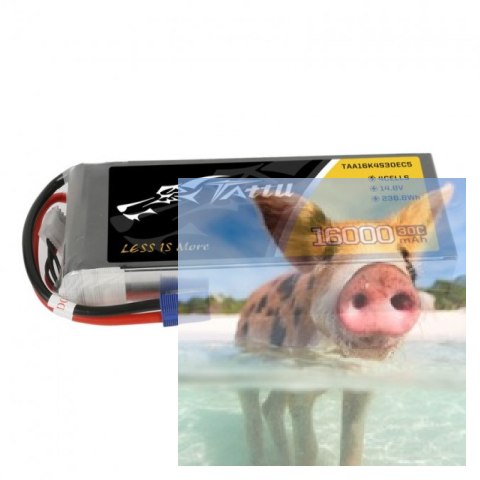16000mAh 14.8V 30C TATTU Gens Ace 16000mAh 14.8V 30C TATTU Gens Ace