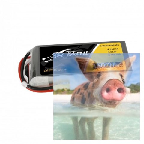 16000mAh 22.2V 30C TATTU Gens Ace XT90-S 16000mAh 22.2V 30C TATTU Gens Ace XT90-S