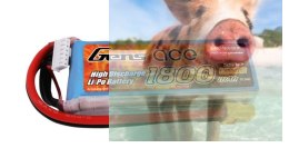 1800mAh 18.5V 45C Gens Ace