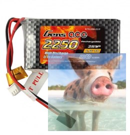 2250mAh 6.6V 1C LiFe TX Gens Ace - nadajnikowy