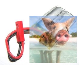 250mAh 3.7V 15C LiPo JST