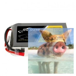 30000mAh 22.2V 25C TATTU Gens Ace AS150+XT150