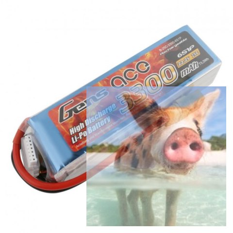 3300mAh 22.2V 25C XT90 Gens Ace