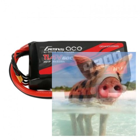 4300mAh 11.4V 60C Gens Ace