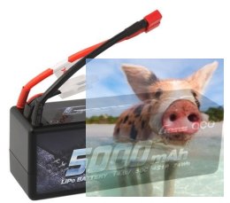 5000mAh 14.8V 50C HardCase Gens Ace