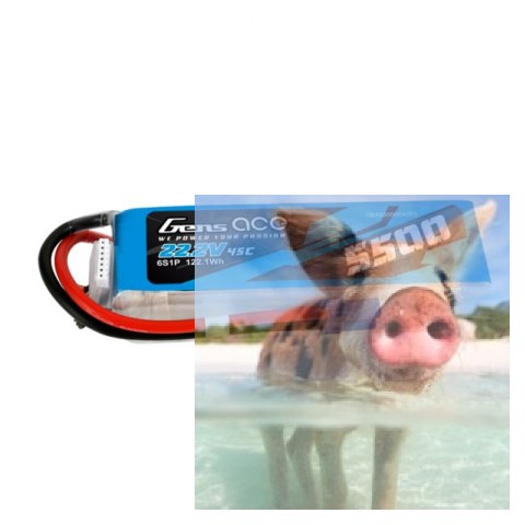 5500mAh 22.2V 45C Gens Ace EC5 5500mAh 22.2V 45C Gens Ace EC5