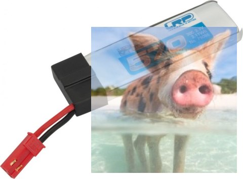 570mAh 3.7V 30C LiPo JST do Blade 120SR