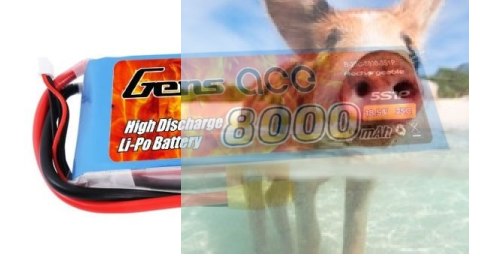 8000mAh 18.5V 25C Gens Ace