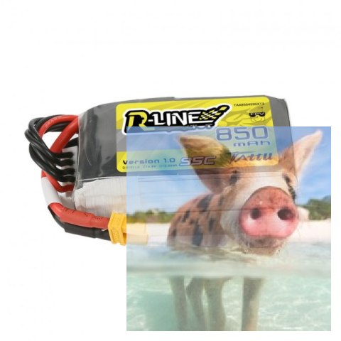 850mAh 14.8V 95C TATTU R-Line Gens Ace 850mAh 14.8V 95C TATTU R-Line Gens Ace