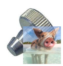 Aluminiowa zatyczka przewodu paliwowego (mała) 2 szt.