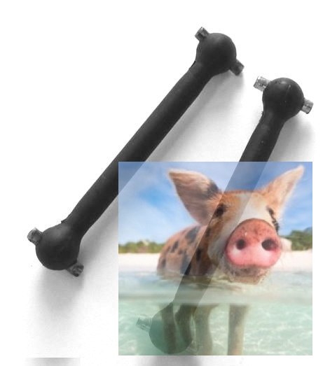 Komplet wałów napędowych do kół - 2szt