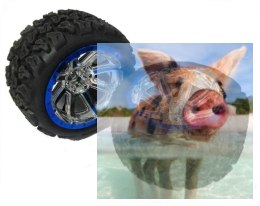 Kompletne Koło 4wd12-32 Felga + Opona 1szt