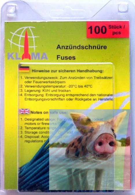 Lont świecy dymnej AX-60 - 100 szt