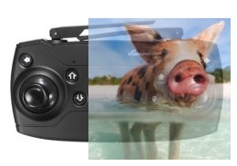 Nadajnik 2.4GHz Dron E58 - POSERWISOWY (Uszkodzona elektronika)