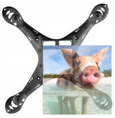 Obudowa czarna X13-01C - dół