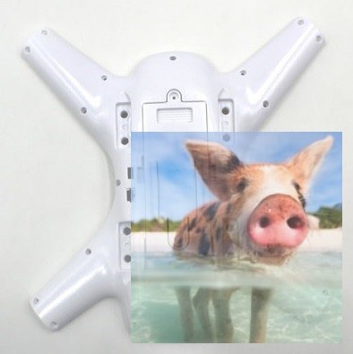 Obudowa dolna - X54HW-02 Biała