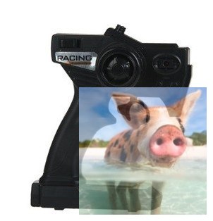 Radio Pistoletowe Buggy High-speed Racing Car UF/535-10 543C 27/40MHz - POSERWISOWY