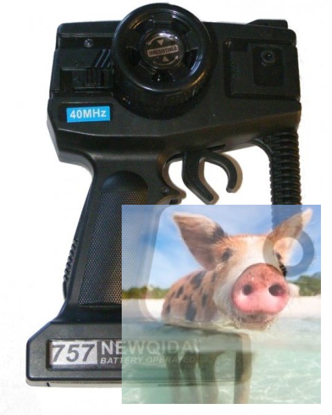 Radio Pistoletowe Crawler King 757-4WD05 27/40MHz 2CH - POSERWISOWY