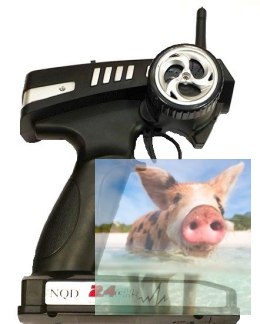 Radio pistoletowe 4WD24 Super Drift 2.4GHz - POSERWISOWY