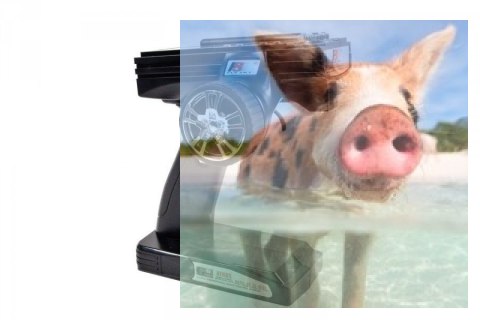 Radio pistoletowe FS-GT3B 3CH 2.4GHz z wyświetlaczem - POSERWISOWY