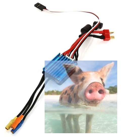 Regulator obrotów Rocket A1 ESC 25A 2S BEC 5.0V/2A
