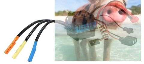 Regulator obrotów Rocket A1 ESC 60A 2-3S BEC 5.8V/3A