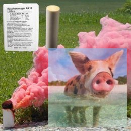 Świeca dymna AX-18 czerwona - 5szt