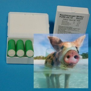 Świeca dymna PURE AX-18 biała - 5szt