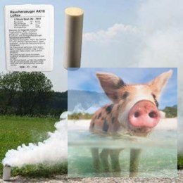 Świeca dymna zapachowa AX-18 biała - 5szt