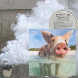 Wytwornica dymu AX-430 biała 1szt