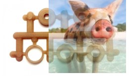 Zestaw pierścieni centrujących do śmigieł 5 szt.