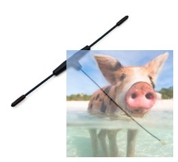 Antena odbiornika R9 Mini/R9MM ipex4 (868Mhz)