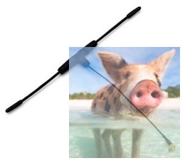 Antena odbiornika R9 ze złączem MMX (868Mhz)