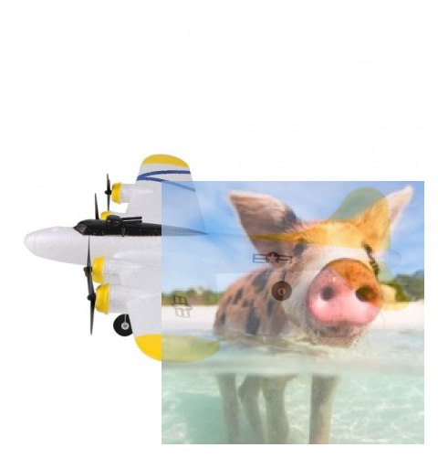 B-17 2.4GHz RTF (rozpiętość 43cm) - srebrny