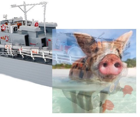 Kuter torpedowy 1:115 2.4GHz RTR - niebieski