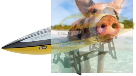 Łódź WL912 2.4GHz RTR- Żółta Łódź WL912 2.4GHz RTR- Żółta