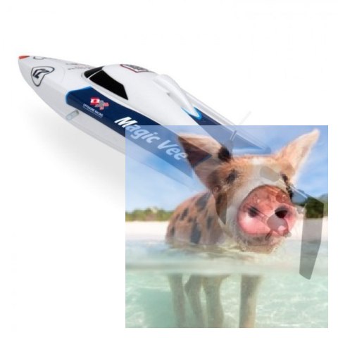 Magic Vee V3 2CH RTR 2.4GHz - Biały