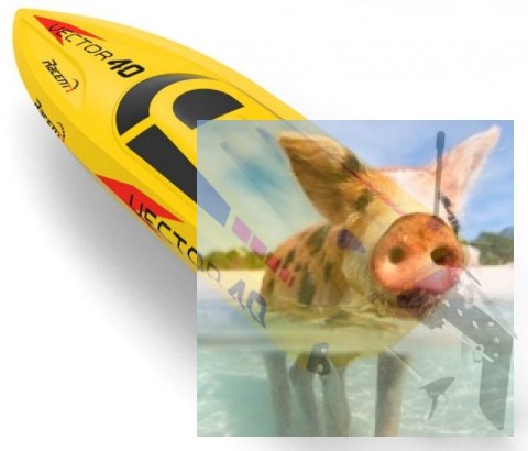 Motorówka Vector 40 1:10 Bezszczotkowa 2.4GHz 2CH RTR