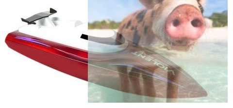 Motorówka Violent 2.4GHz 30km/h RTR - czerwona