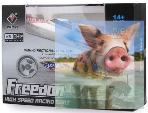 Motorówka WL911 2.4GHz RTR - Żółta