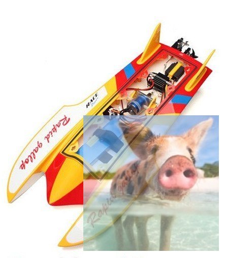 Motorówka WL913 2.4GHz RTR (długość 62cm, prędkość do 50km/h, silnik bezszczotkowy)