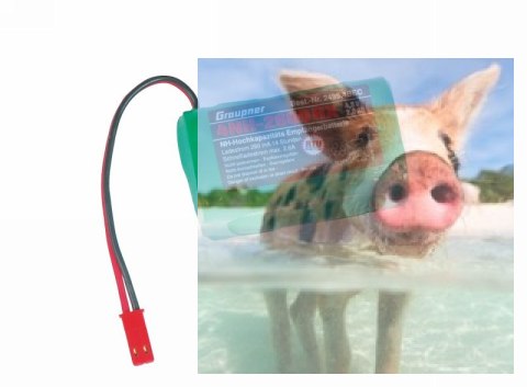 Pakiet 2600mAh 4.8V NiMH - BEC