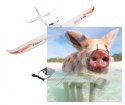 Samolot F959 Fly King 3CH 2.4GHz RTF - czerwony