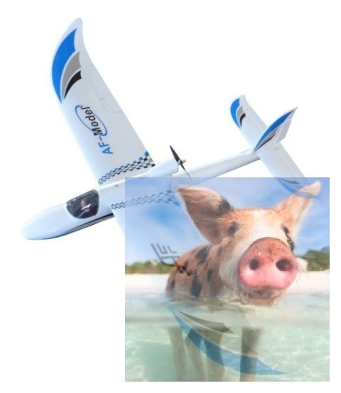 Sky Surfer 2.4GHz RTF (elektroszybowiec, rozpiętość 140cm, silnik bezszczotkowy) - Niebieski