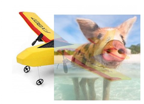 Szybowiec Fly Bear 2.4GHz RTF (rozpiętość 31cm) - żółty