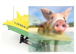 Volvo Racing Boat (RTR, Zasięg 70m, 35km/h) - Żółty