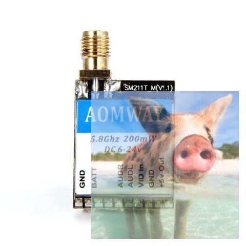 Aomway TX200B 200mW 5.8GHz 32CH AV TX