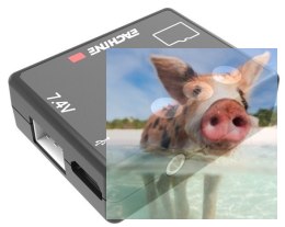 EV100 Micro AV Recorder 1280x480 Mini DVR dla gogli