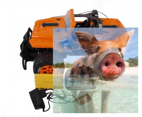 Jeep Cabrio 1:12 - Pomarańczowy