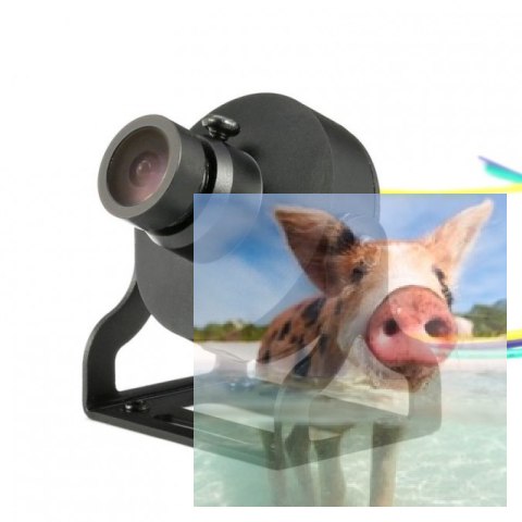 Kamera Okkan EK1119 (1100TVL, 150FOV, IR, 3.5-5.5V)